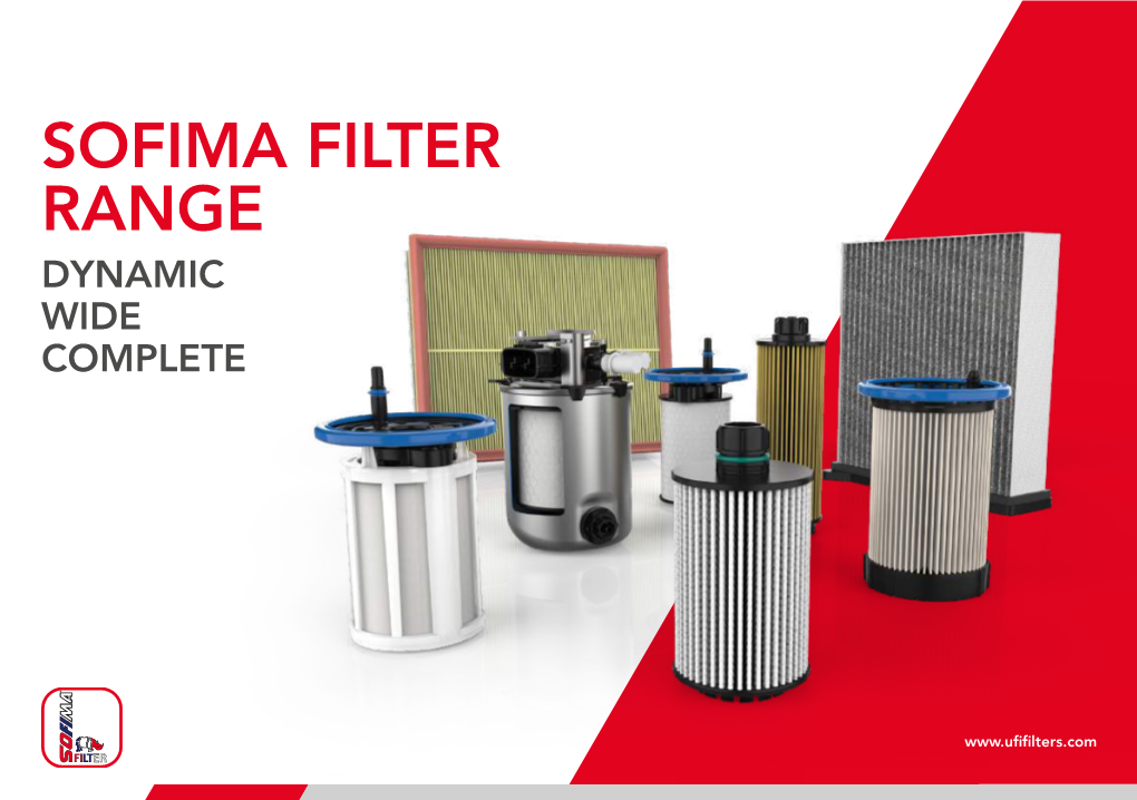 Sofima Filter Range Dynamic Wide Complete