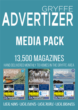13,500 Magazines Hand Delivered MONTHLY to Homes in the Gryffe Area