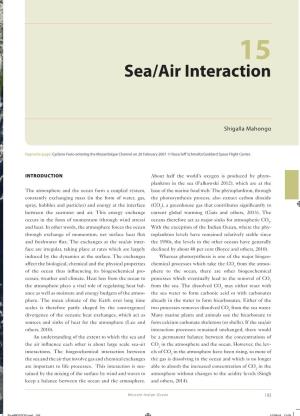 Sea/Air Interaction