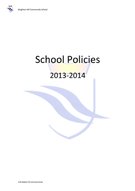 School Policies 2013-2014