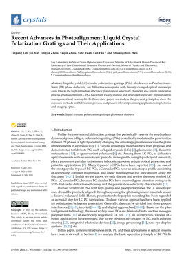 Recent Advances in Photoalignment Liquid Crystal Polarization Gratings and Their Applications