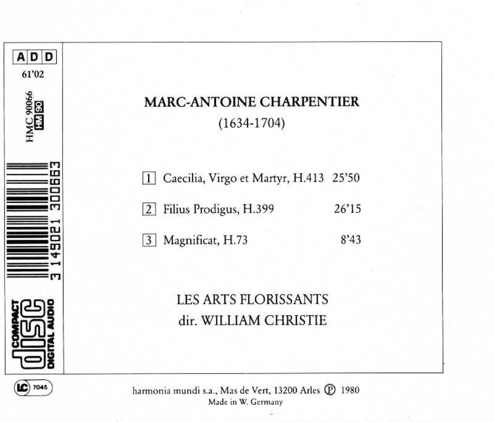 Marc-Antoine Charpentier (1634-1704)