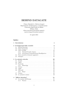 Behind Datagate