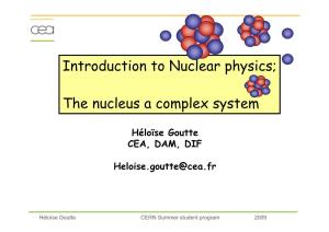 Introduction to Nuclear Physics;