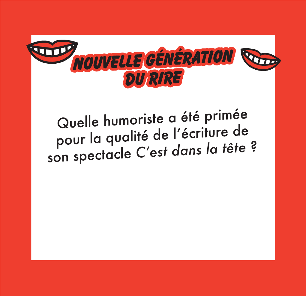 Nouvelle Génération Du Rire