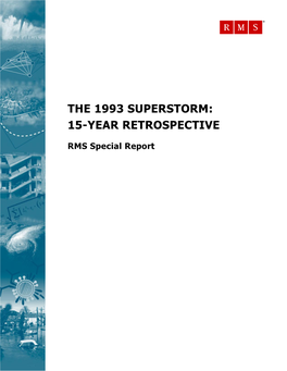 The 1993 Superstorm: 15-Year Retrospective