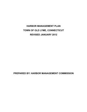 Harbor Management Plan Town of Old Lyme, Connecticut Revised January 2012