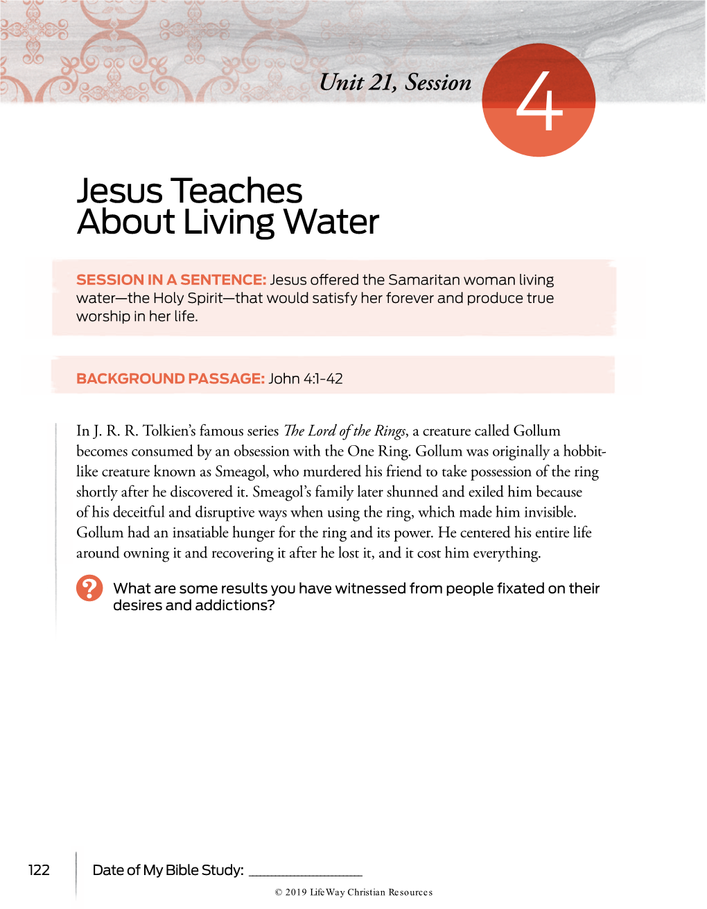 Jesus Teaches About Living Water