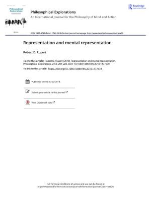 Representation and Mental Representation