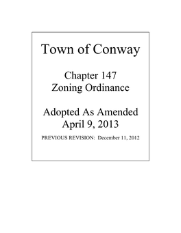 Town of Conway