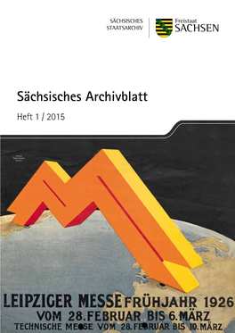 Sächsisches Archivblatt Heft 1/2015