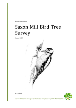 Saxon Mill Bird Tree Survey