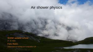 Air Shower Physics