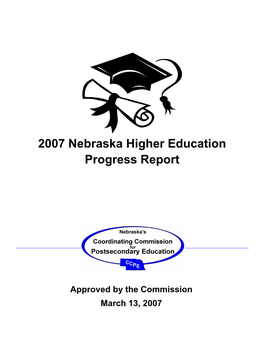 2007 Nebraska Higher Education Progress Report