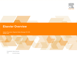 Elsevier Overview