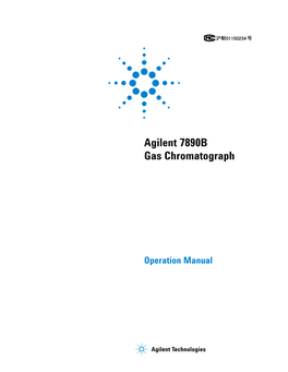 Agilent 7890B GC Operation Manual