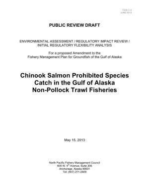 Chinook Salmon Prohibited Species Catch in the Gulf of Alaska Non-Pollock Trawl Fisheries
