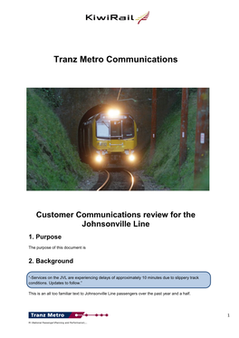 Tranz Metro Communications