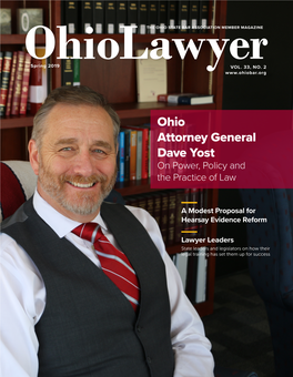 Ohio Attorney General Dave Yost on Power, Policy and the Practice of Law