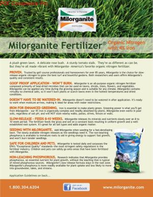 Milorganite Fertilizer®