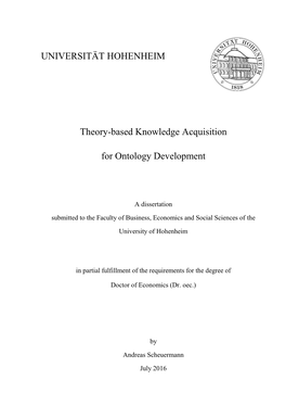 Theory-Based Knowledge Acquisition for Ontology Development