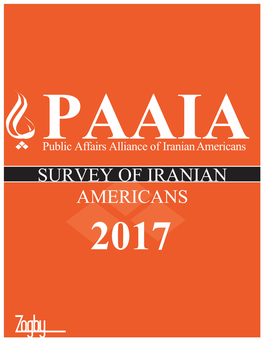 Survey of Iranian Americans 2017