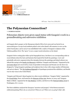 The Polynesian Connection?