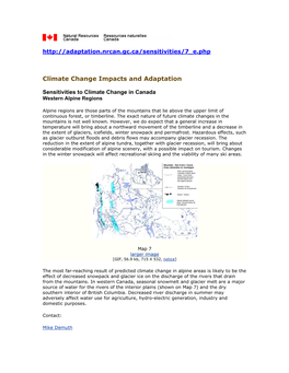 Climate Change Impacts and Adaptation