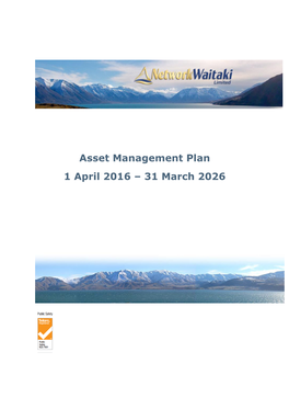 Asset Management Plan 2016 to 2026