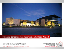Stunning Corporate Headquarters on Addison Airport