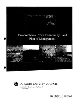 Plan of Management Jerrabomberra Creek(PDF, 1MB)