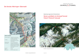 Strom Und Bahn Im Grimsel-Tunnel: Vision? Chance? Lösung?