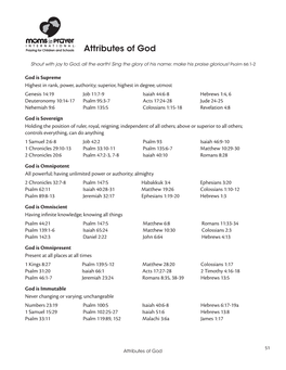 Attributes of God.Pdf