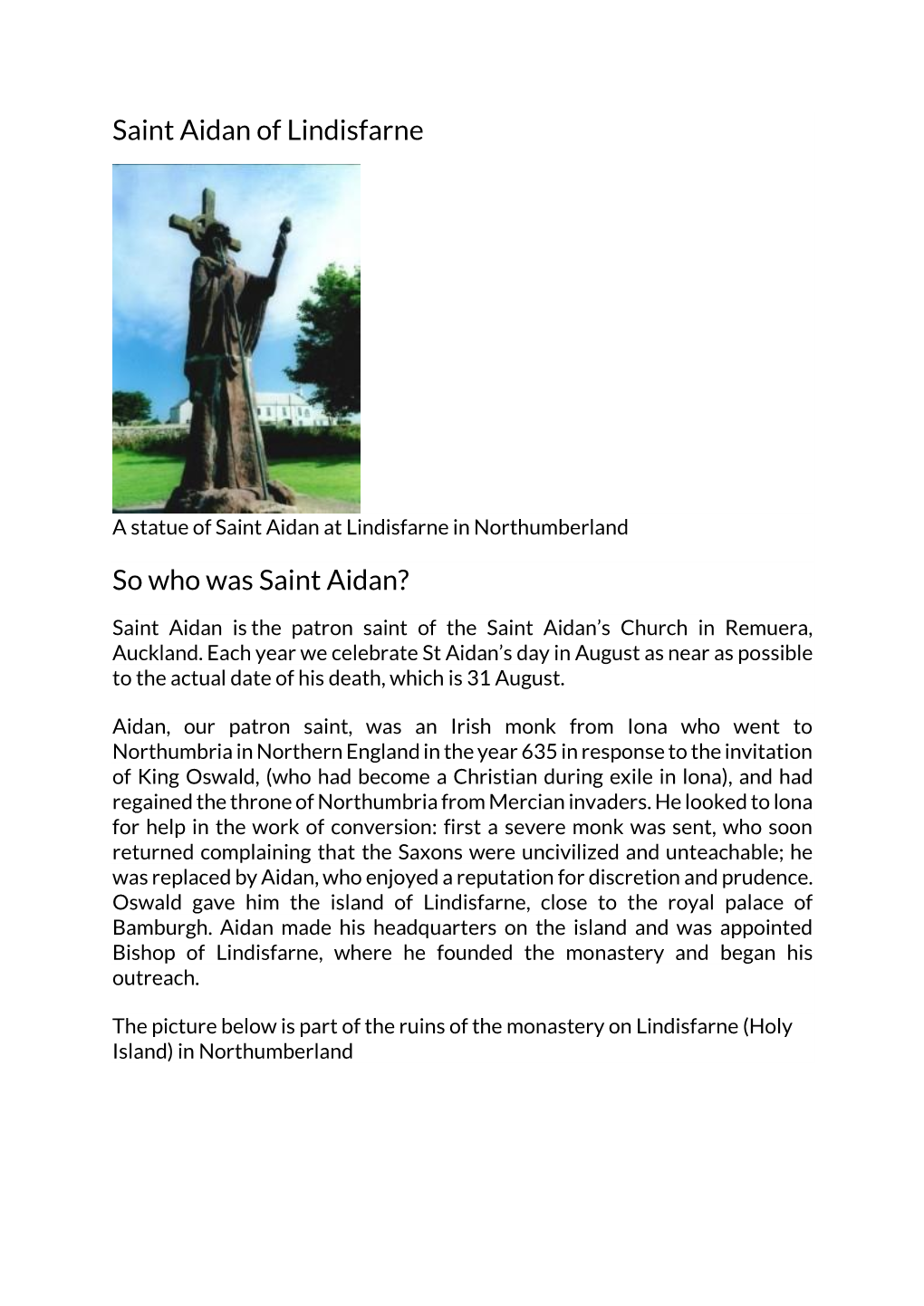 Saint Aidan of Lindisfarne PDF
