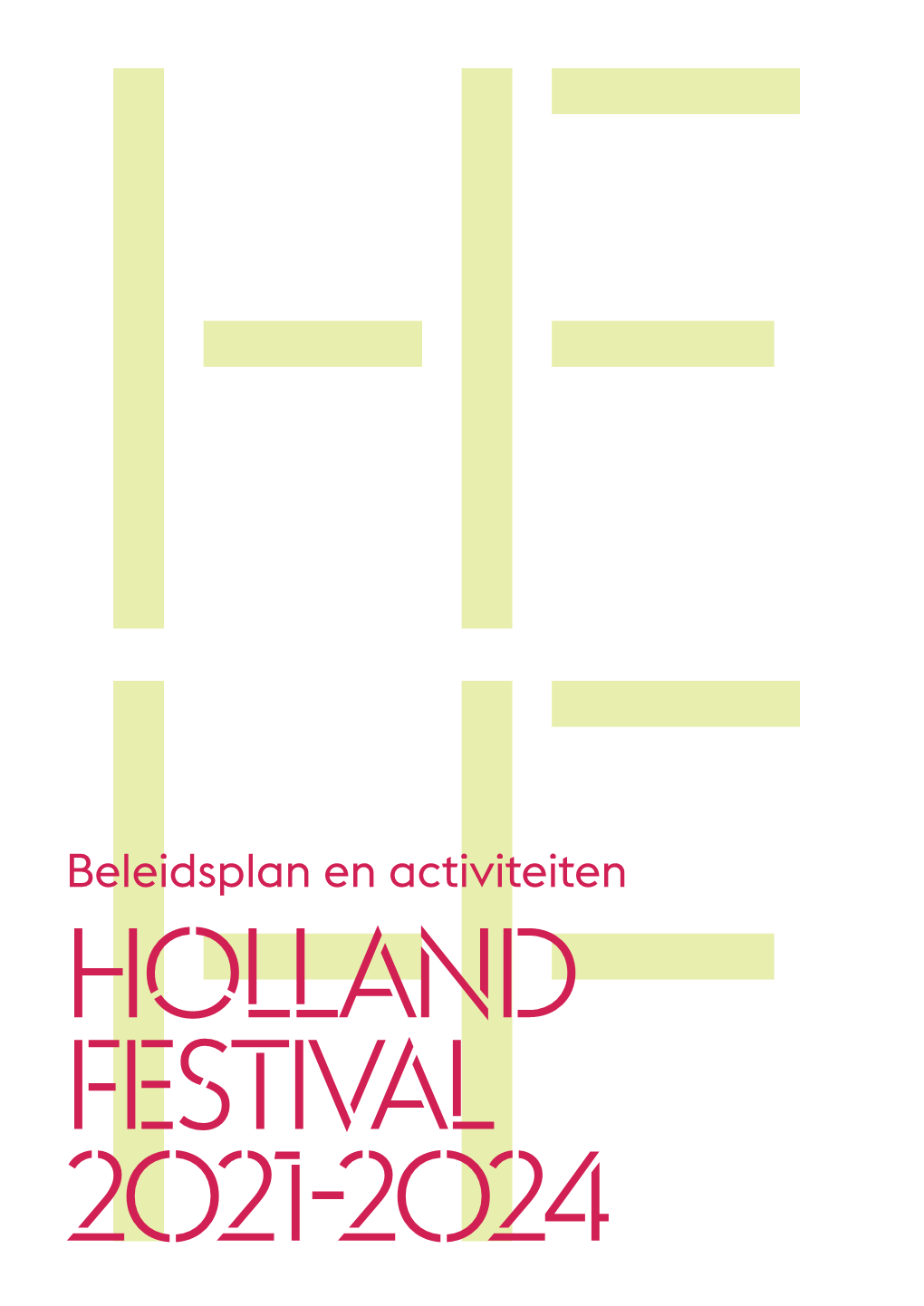 Beleidsplan En Activiteiten Festival HF2021-2024 HF