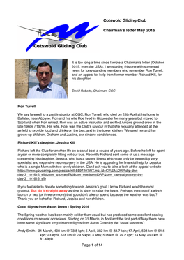 CGC Chairman's Newsletter May 2016 (Draft).Pages