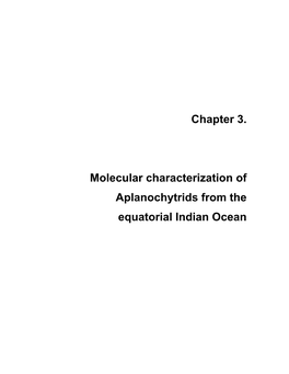 Chapter 3. Molecular Characterization of Aplanochytrids from The