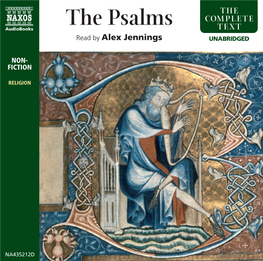 Psalms CD Booklet