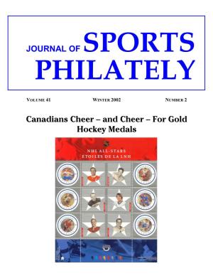 JOURNAL of SPORTS Canadians Cheer