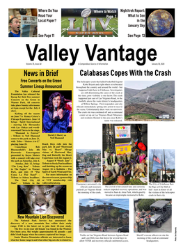 News in Brief Calabasas Copes with the Crash