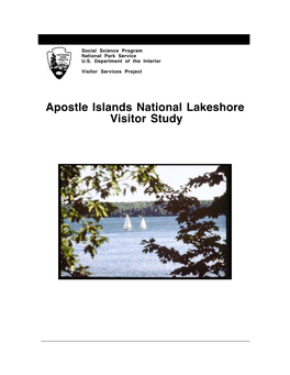 Apostle Islands National Lakeshore Visitor Study