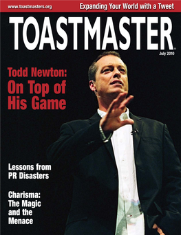 July 2010 Todd Newton: on Top of His Game