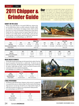 2011 Chipper & Grinder Guide