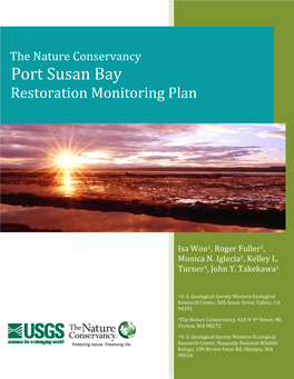 Port Susan Bay Restoration Monitoring Plan