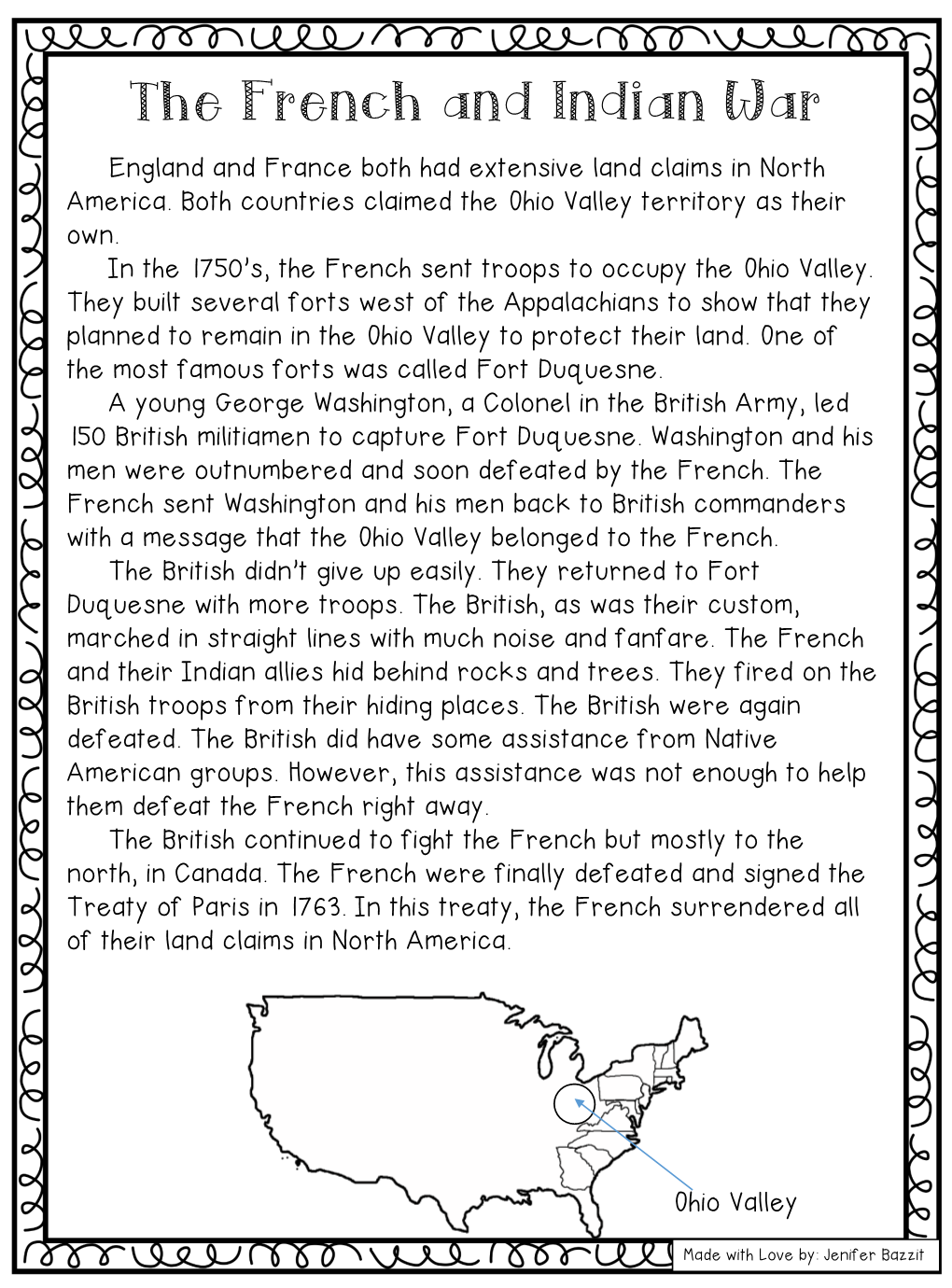 The French and Indian War England and France Both Had Extensive Land Claims in North America