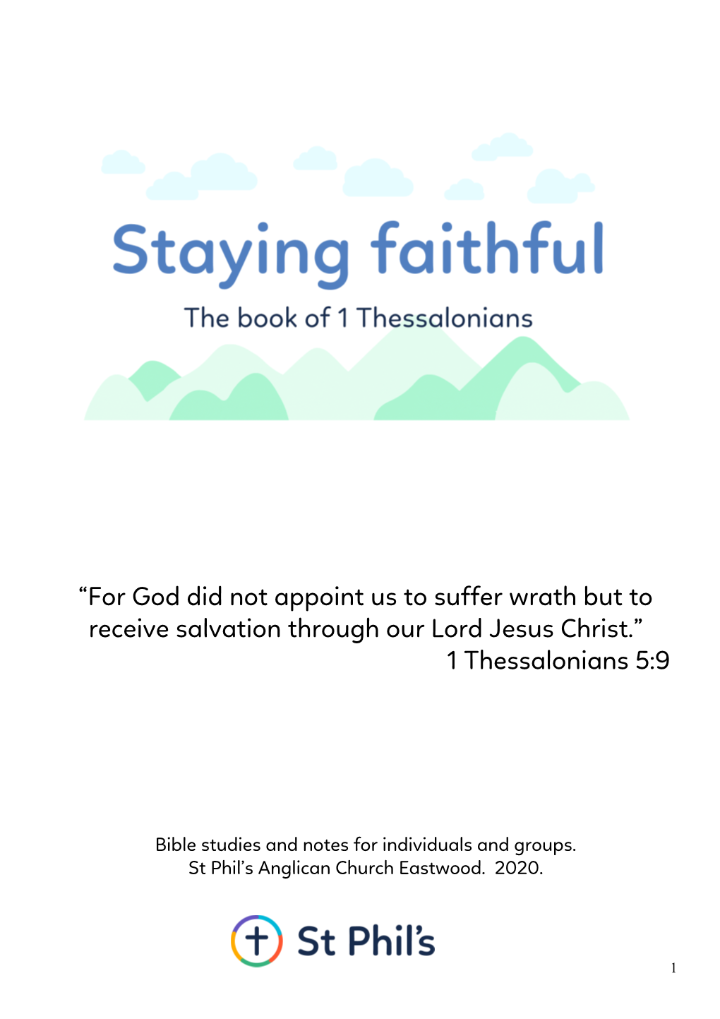 1 Thessalonians Bible Study Guide 2020