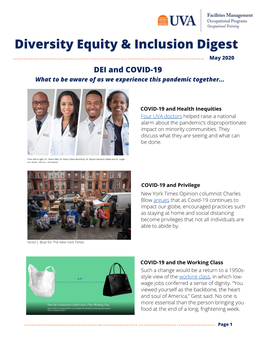 Diversity, Equity & Inclusion Digest