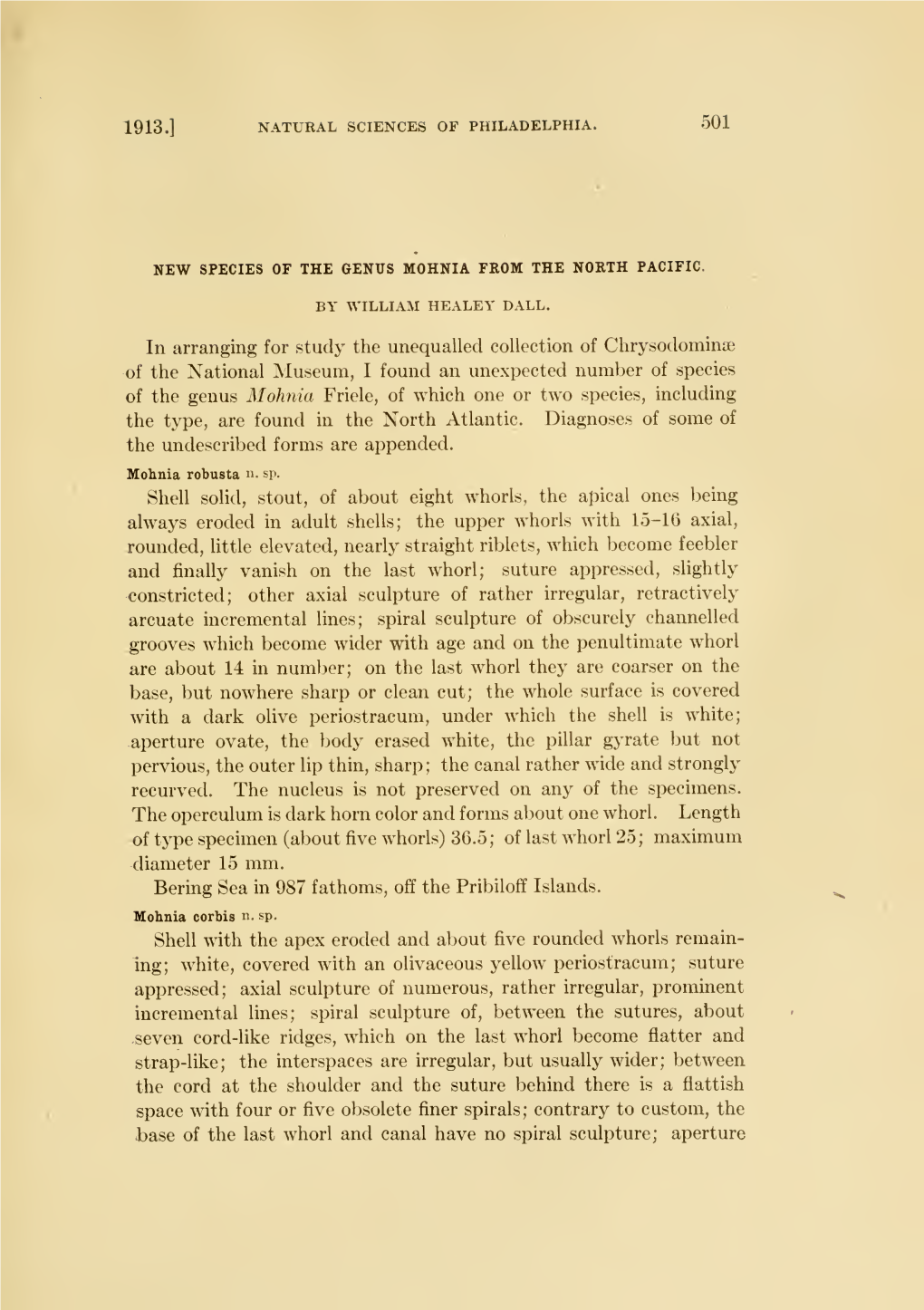 Proceedings of the Academy of Natural Sciences of Philadelphia