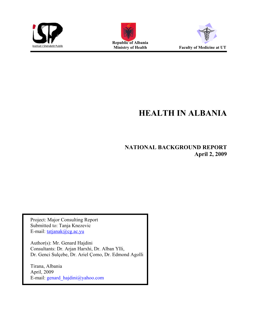 Health in Albania