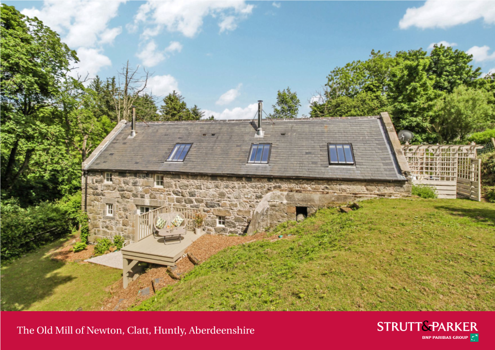 The Old Mill of Newton, Clatt, Huntly, Aberdeenshire